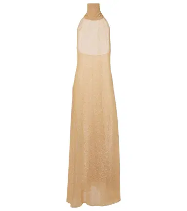 Oseree Oséree Lumière metallic maxi dress | Thumbnail 1