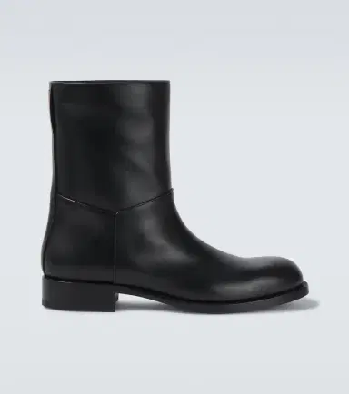 The Row Nobilis leather ankle boots | Thumbnail 3