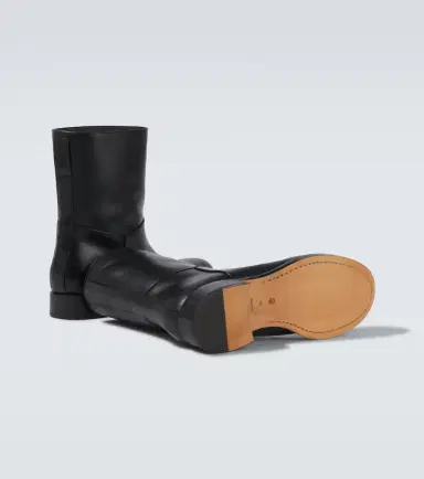 The Row Nobilis leather ankle boots | Thumbnail 6