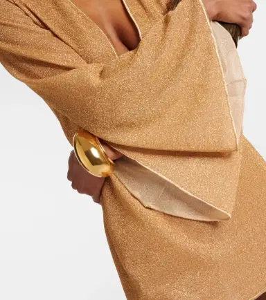 Oséree Oséree Lumière metallic minidress | Thumbnail 5 Oséree Oséree Lumière metallic minidress | Thumbnail 5