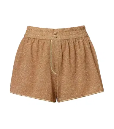 Oséree Oséree Lumière lamé shorts | Thumbnail 1 Oséree Oséree Lumière lamé shorts | Thumbnail 1