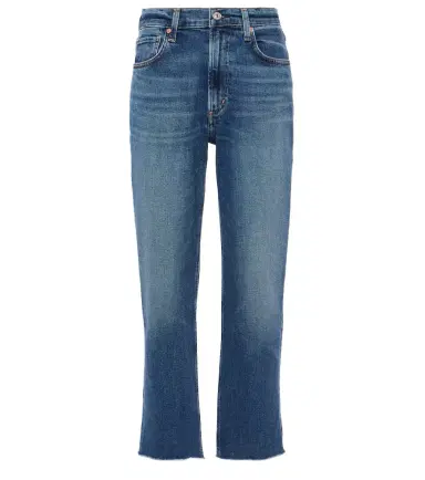 Citizens of Humanity Daphne high-rise cropped straight jeans | Thumbnail 1