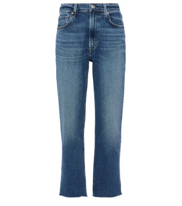 Citizens of Humanity Daphne high-rise cropped straight jeans