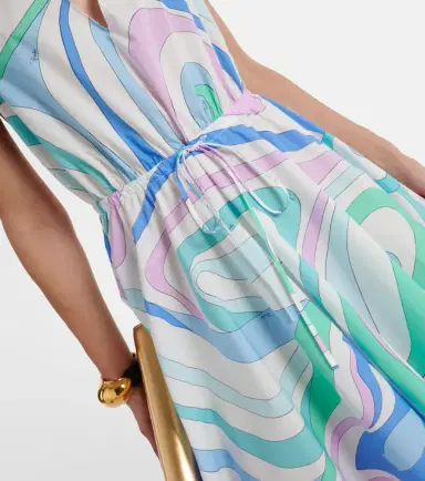 Pucci Marmo halterneck cotton minidress | Thumbnail 4