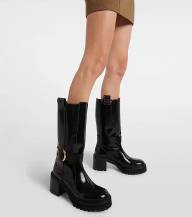 See By Chloé See By Chloé New Ring 60 leather knee-high boots | Thumbnail 5 See By Chloé See By Chloé New Ring 60 leather knee-high boots | Thumbnail 5