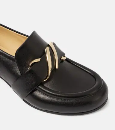 Proenza Schouler Monogram leather loafer pumps | Thumbnail 3