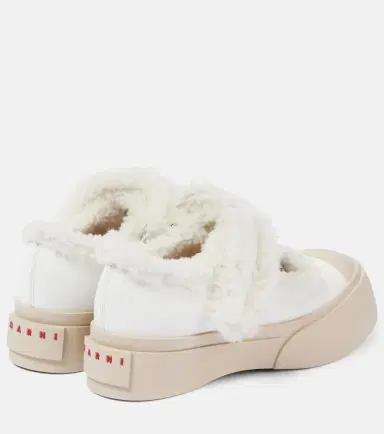 Marni Pablo shearling-lined leather sneakers | Thumbnail 3 Marni Pablo shearling-lined leather sneakers | Thumbnail 3