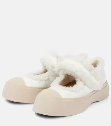 Marni Pablo shearling-lined leather sneakers | Thumbnail 4 Marni Pablo shearling-lined leather sneakers | Thumbnail 4