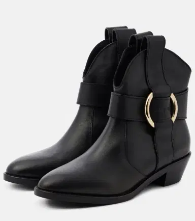 See By Chloé See By Chloé New Ring leather ankle boots | Thumbnail 4