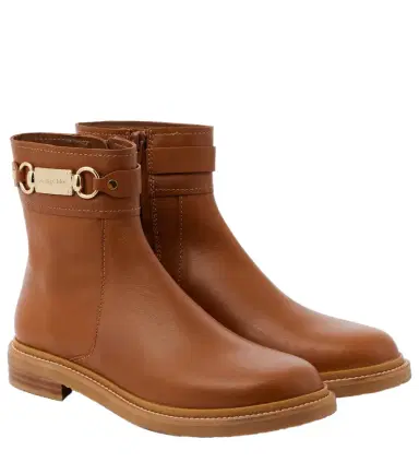 See By Chloé See By Chloé Signature leather ankle boots | Thumbnail 1