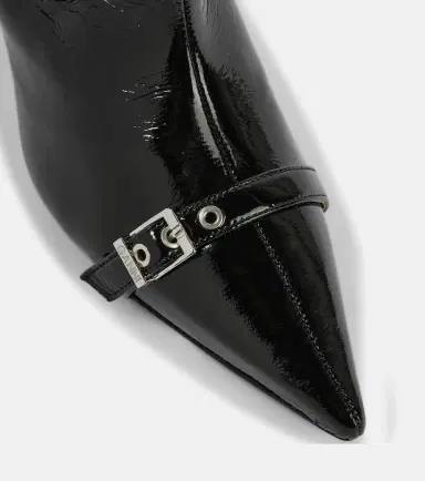 Ganni Eyelets faux leather knee-high boots | Thumbnail 4
