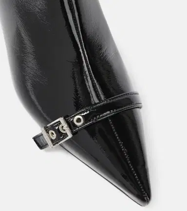 Ganni Eyelets faux leather ankle boots | Thumbnail 4