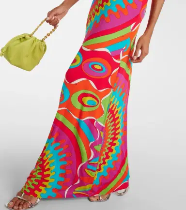 PUCCI Bersaglio halterneck jersey maxi dress | Thumbnail 4