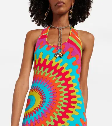 PUCCI Bersaglio halterneck jersey maxi dress | Thumbnail 5