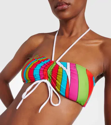 PUCCI Iride printed bandeau bikini top | Thumbnail 4 PUCCI Iride printed bandeau bikini top | Thumbnail 4