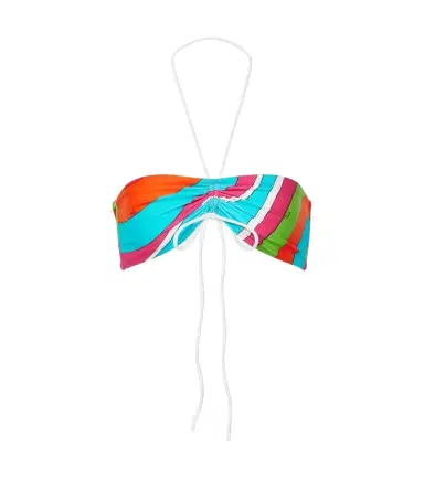 PUCCI Iride printed bandeau bikini top | Thumbnail 1 PUCCI Iride printed bandeau bikini top | Thumbnail 1