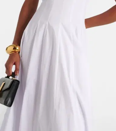 Staud Wells cotton poplin maxi dress | Thumbnail 5