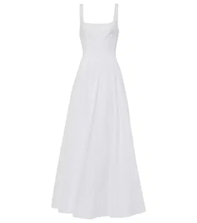 Staud Wells cotton poplin maxi dress | Thumbnail 1
