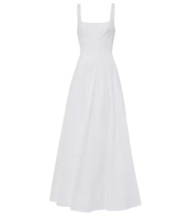 Staud Wells cotton poplin maxi dress