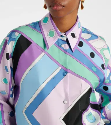 Pucci Vivara silk twill shirt | Thumbnail 5