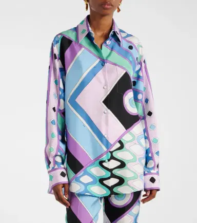 Pucci Vivara silk twill shirt | Thumbnail 6