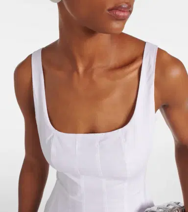Staud Wells cotton poplin minidress | Thumbnail 2