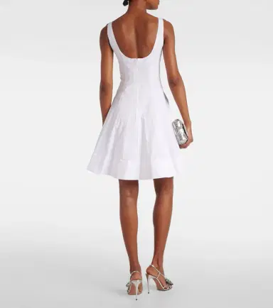 Staud Wells cotton poplin minidress | Thumbnail 4