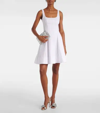 Staud Wells cotton poplin minidress | Thumbnail 5