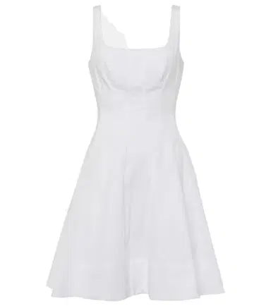 Staud Wells cotton poplin minidress | Thumbnail 1