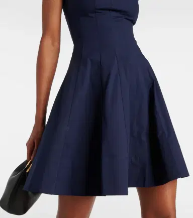 Staud Wells cotton poplin minidress | Thumbnail 4