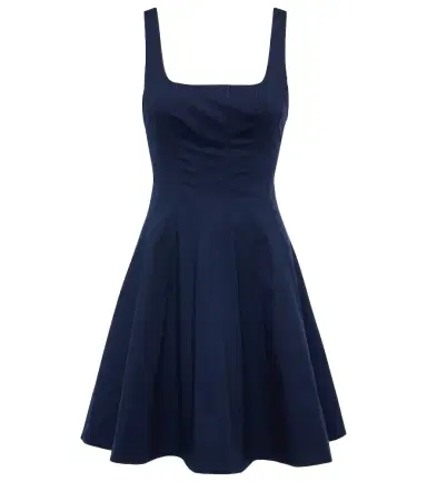 Staud Wells cotton poplin minidress | Thumbnail 1