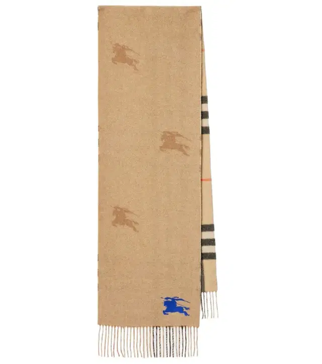 Check EKD cashmere scarf