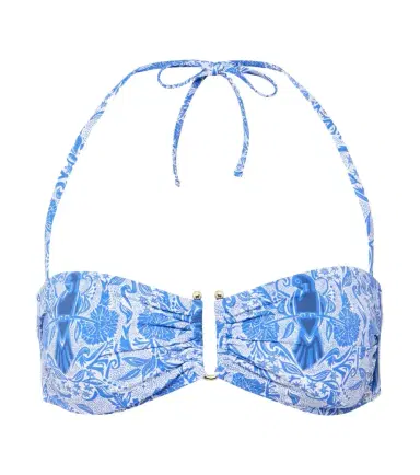 Heidi Klein Lake Como printed bikini top | Thumbnail 1
