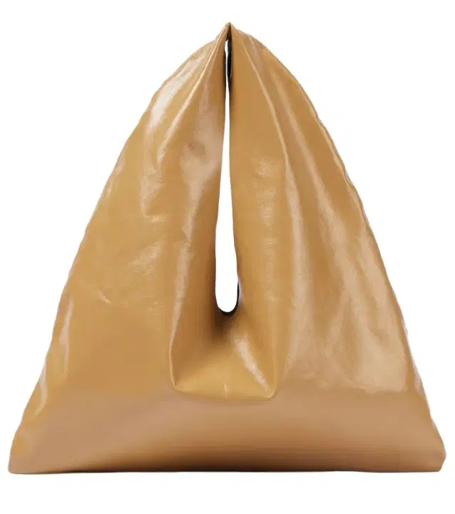 Bindle Small leather tote bag