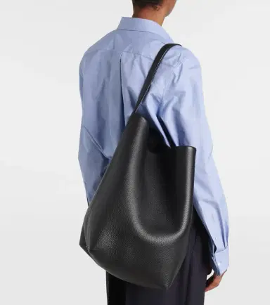 The Row Park Large N/S leather tote bag | Thumbnail 6