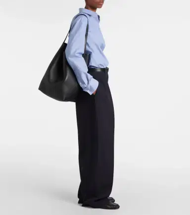 The Row Park Large N/S leather tote bag | Thumbnail 7