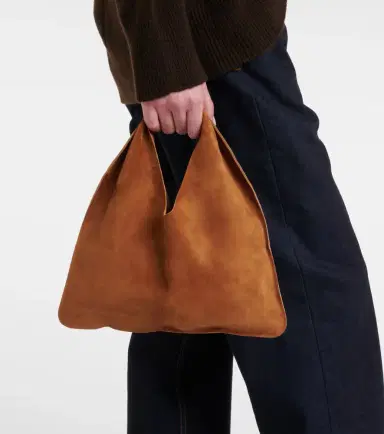 The Row Bindle Small suede tote bag | Thumbnail 2 The Row Bindle Small suede tote bag | Thumbnail 2
