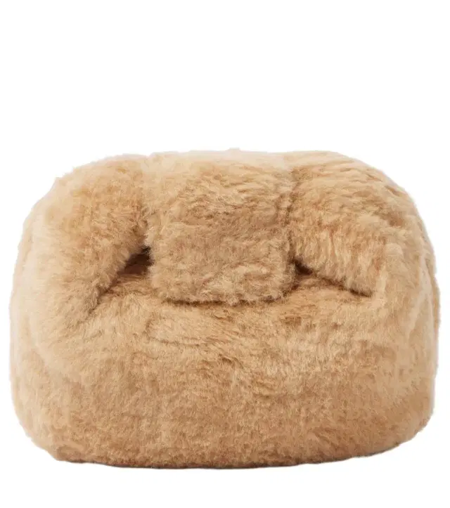 Gabriela Hearst Soft Demi faux shearling clutch
