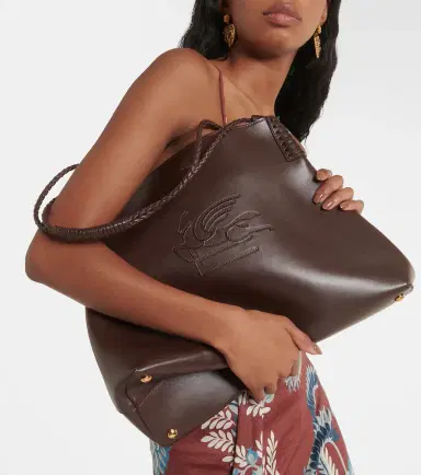 Etro Libra Medium leather tote bag | Thumbnail 4