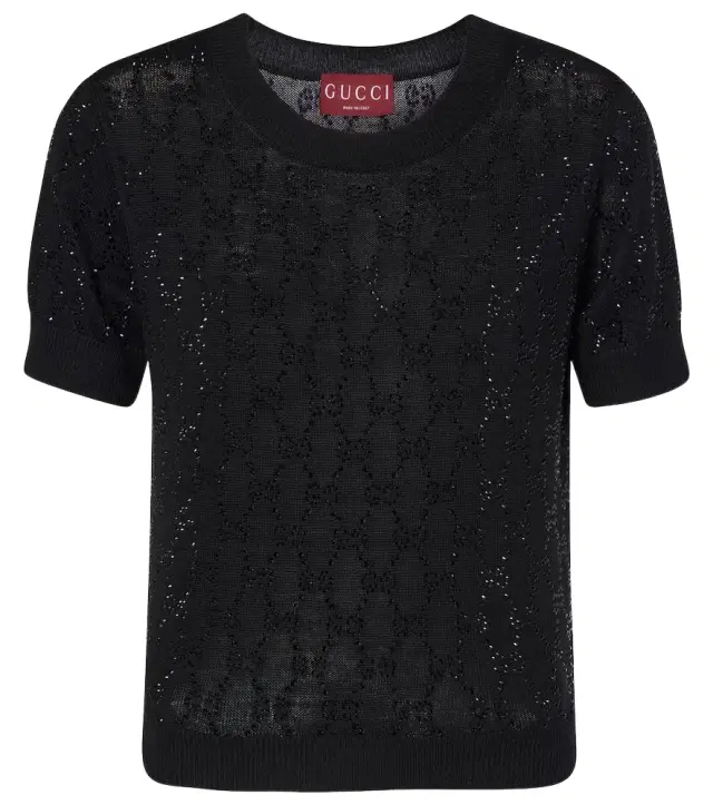 Gucci GG Crystal wool top
