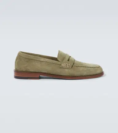 Manolo Blahnik Perry suede penny loafers | Thumbnail 4 Manolo Blahnik Perry suede penny loafers | Thumbnail 4