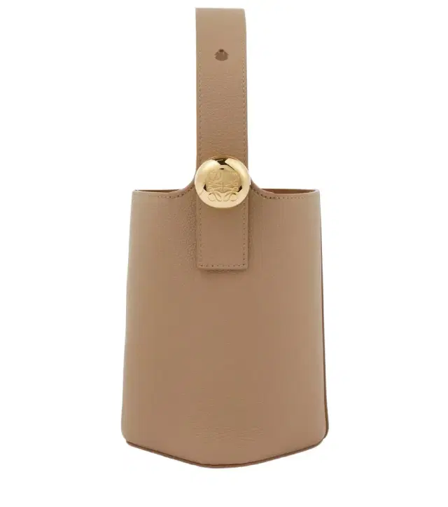 Loewe Pebble Mini leather bucket bag