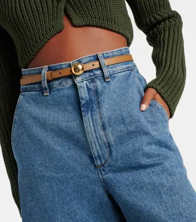 Loewe Pebble Anagram leather belt | Thumbnail 4