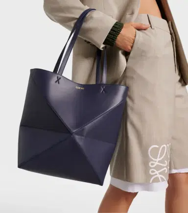 Loewe Puzzle Fold leather tote bag | Thumbnail 7
