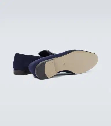 Manolo Blahnik Carlton embellished suede loafers | Thumbnail 5 Manolo Blahnik Carlton embellished suede loafers | Thumbnail 5