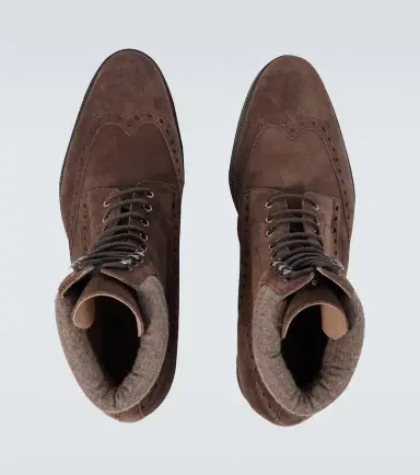 Manolo Blahnik Sapele suede lace-up boots | Thumbnail 3