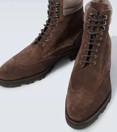 Manolo Blahnik Sapele suede lace-up boots | Thumbnail 5