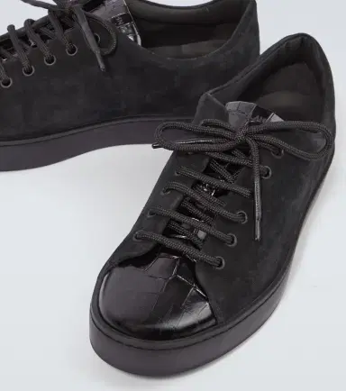 Manolo Blahnik Semanado leather sneakers | Thumbnail 3