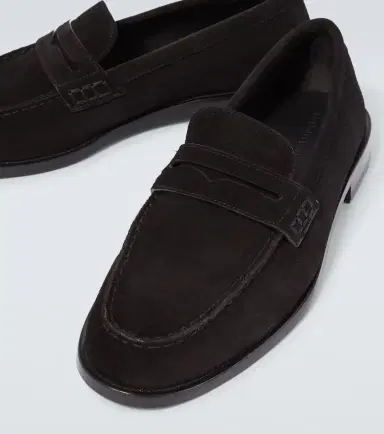 Manolo Blahnik Perry suede penny loafers | Thumbnail 2