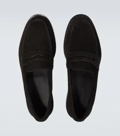 Manolo Blahnik Perry suede penny loafers | Thumbnail 3